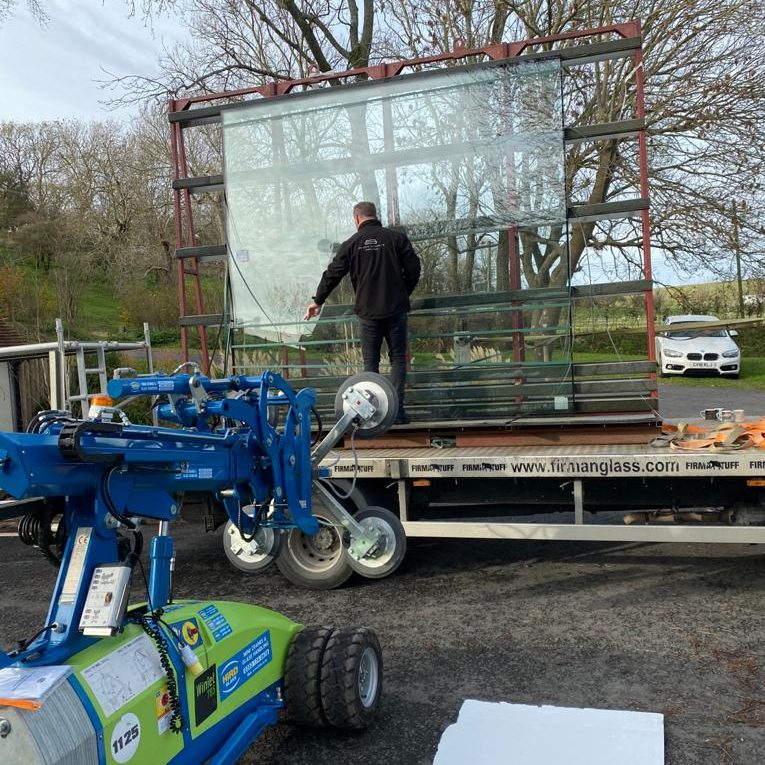 Oversize Glass Delivery